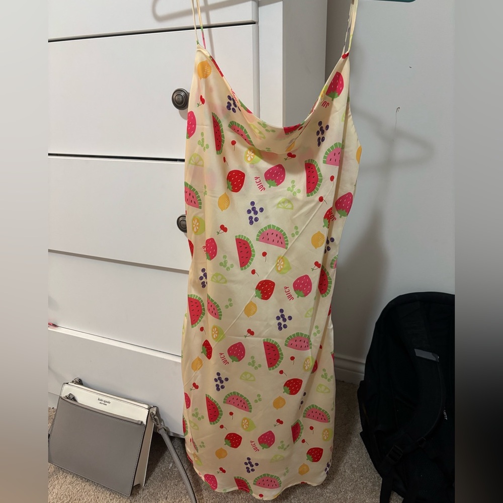 Peppermayo fruit mini dress